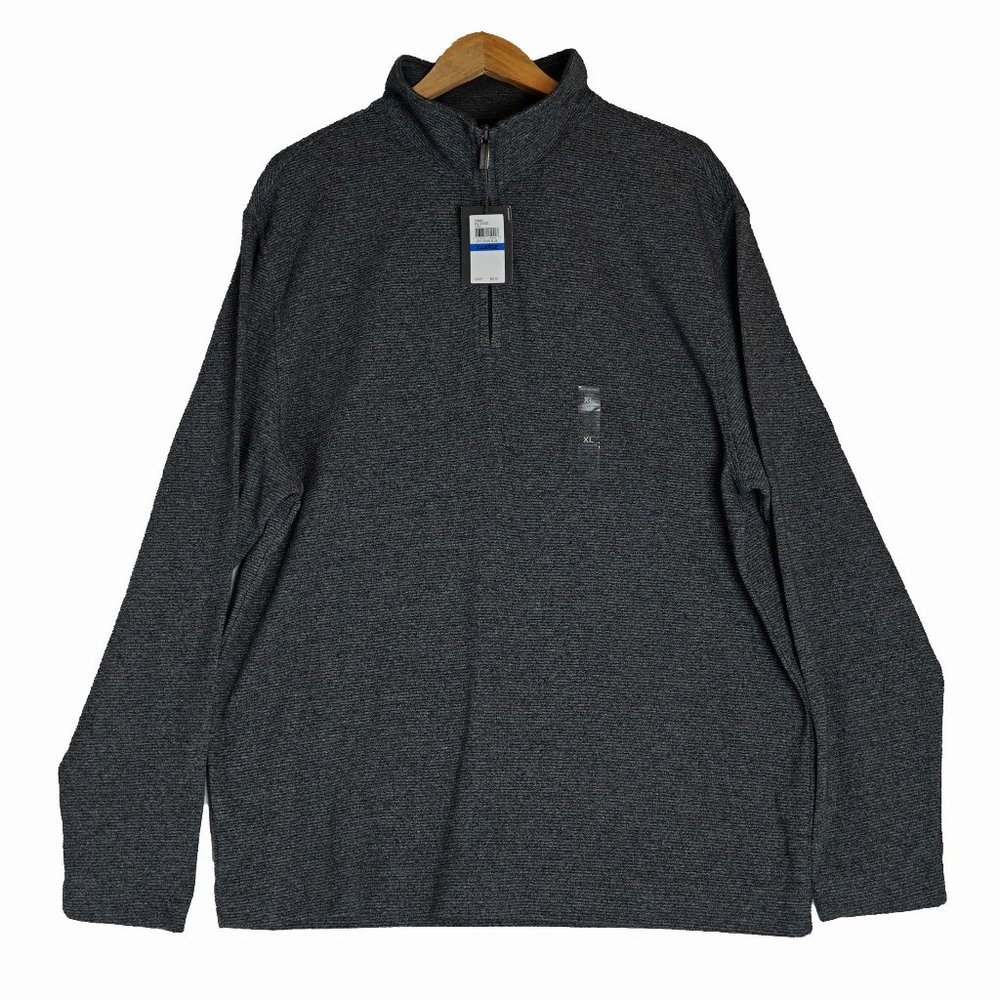 Men's Pullover Size XL Van Heusen 1/4 zip-up top